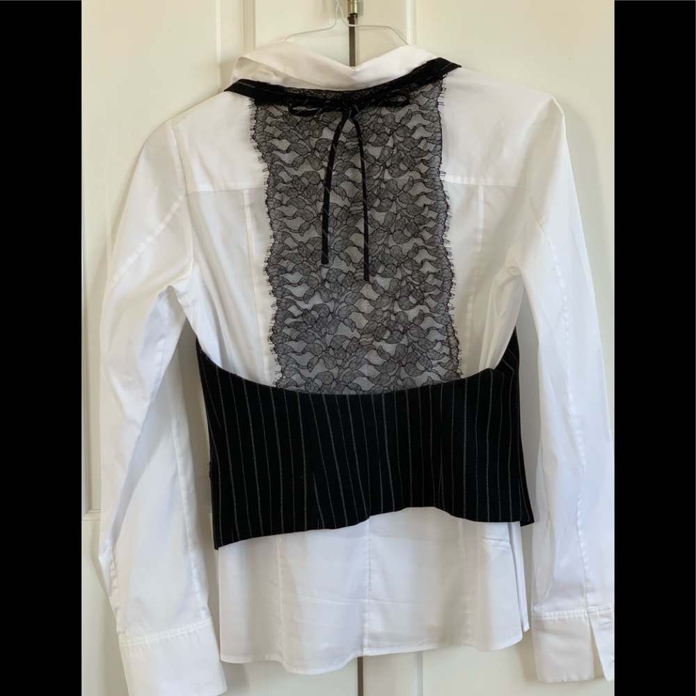 Women Tuxedo Vests With Lace